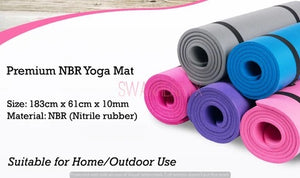 NBR Yoga Mats 10-17mm